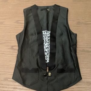 Roberto cavalli tuxedo style vest. Size 42